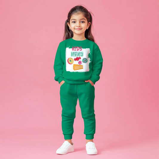 Kids Menu Sweatshirts Co-ords Set