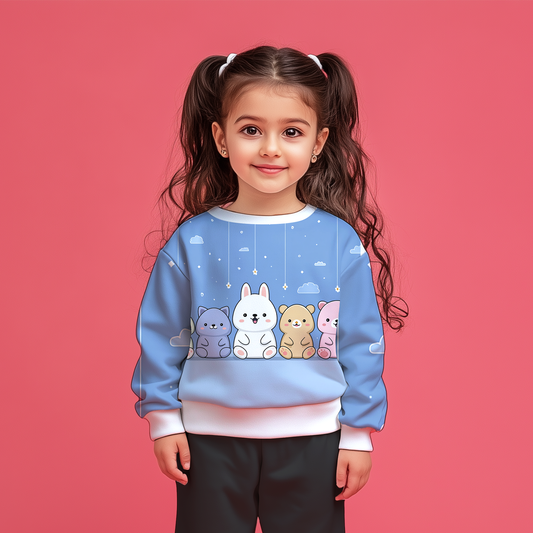 Bunny & Buddies Kids Sweatshirt