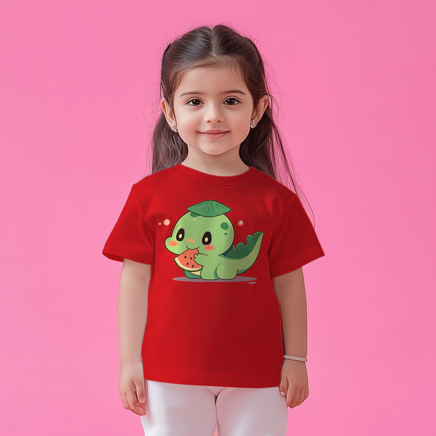 Watermelon Dino Kids T-shirt