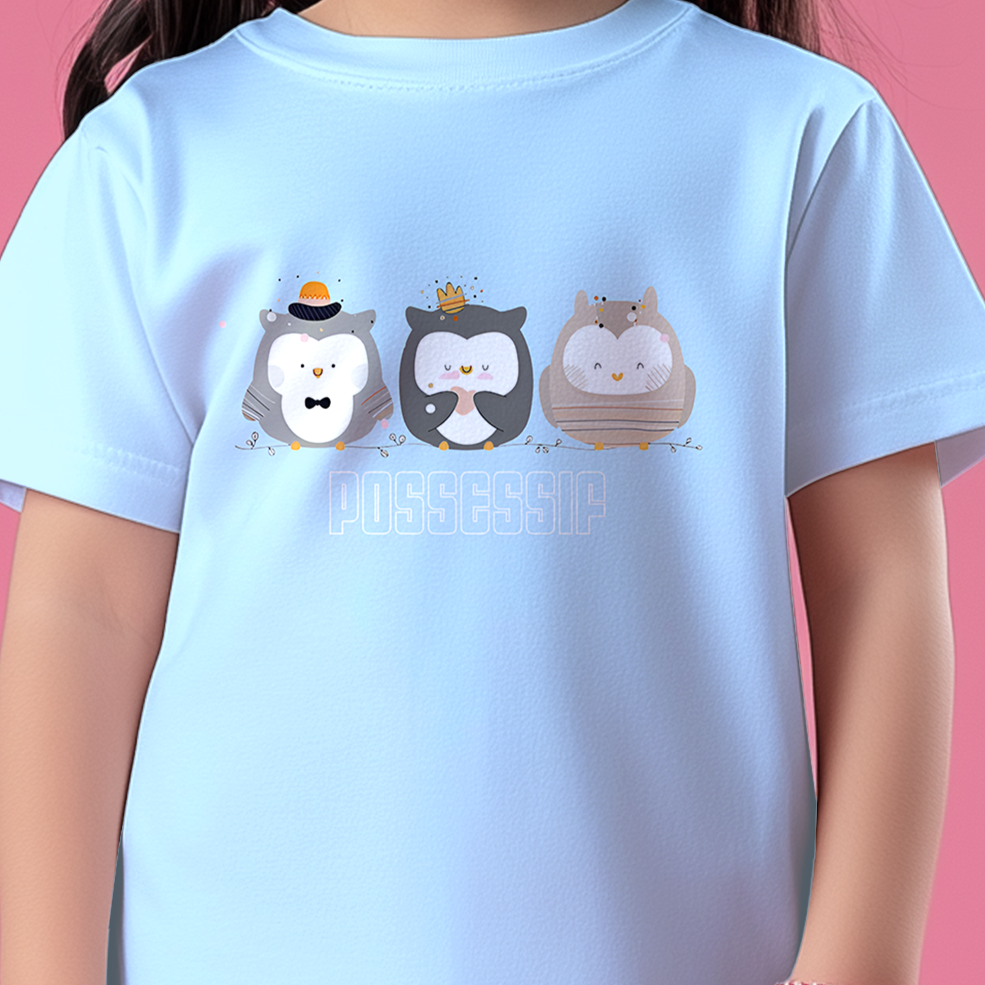 Cute Owl Kids T-shirt