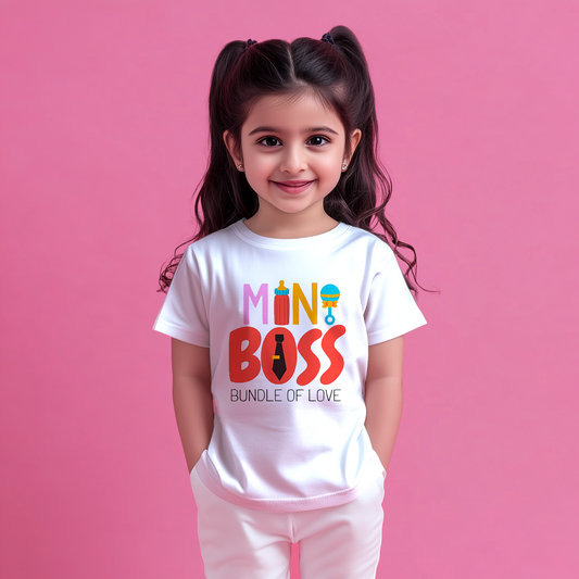 Mini Boss Kids T-shirt