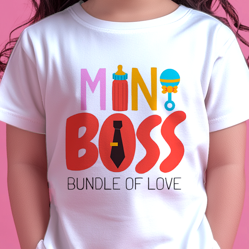 Mini Boss Kids T-shirt