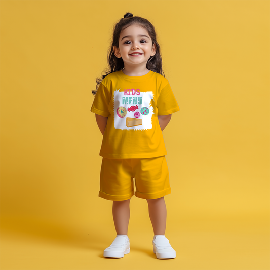 Kids Menu T-shirt & Shorts Set