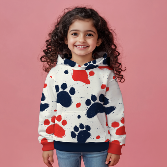 Puppy Paw Kids Hoodie