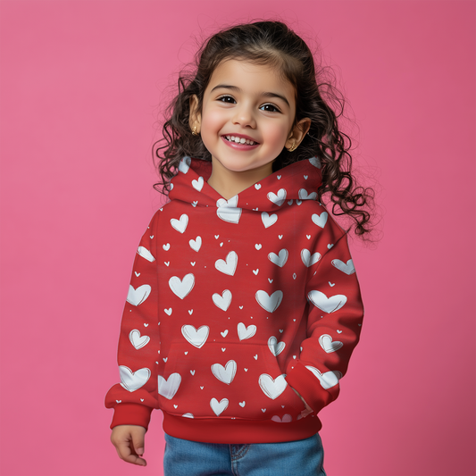 Little Heart Kids Hoodie