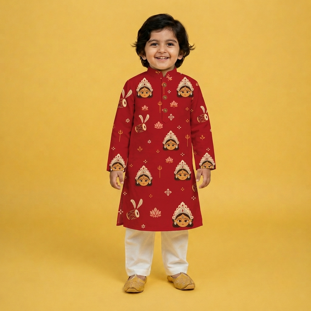 The Dhaki & Devi Festive Kurta Pajama