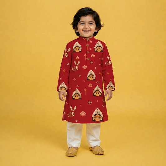 The Dhaki & Devi Festive Kurta Pajama