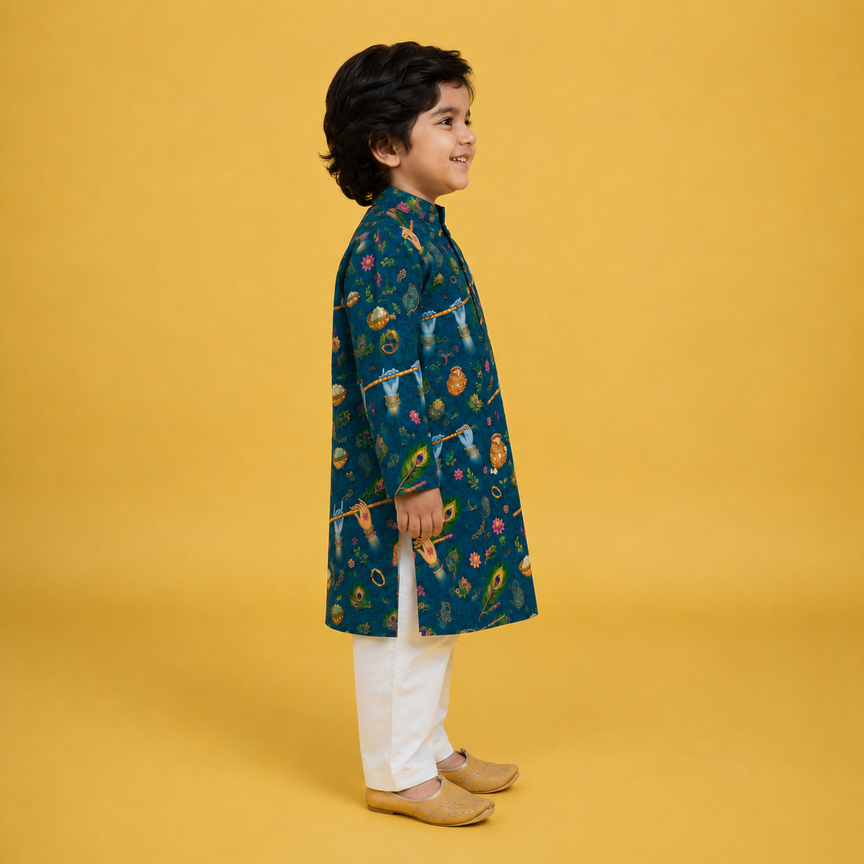 Murli Manohar Floral & Motif Printed Kurta Set