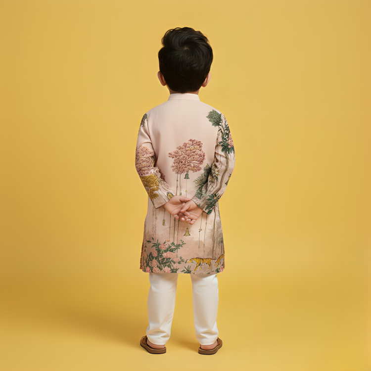 Royal Tiger Grove Kurta Pajama Set