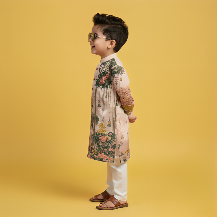 Royal Tiger Grove Kurta Pajama Set