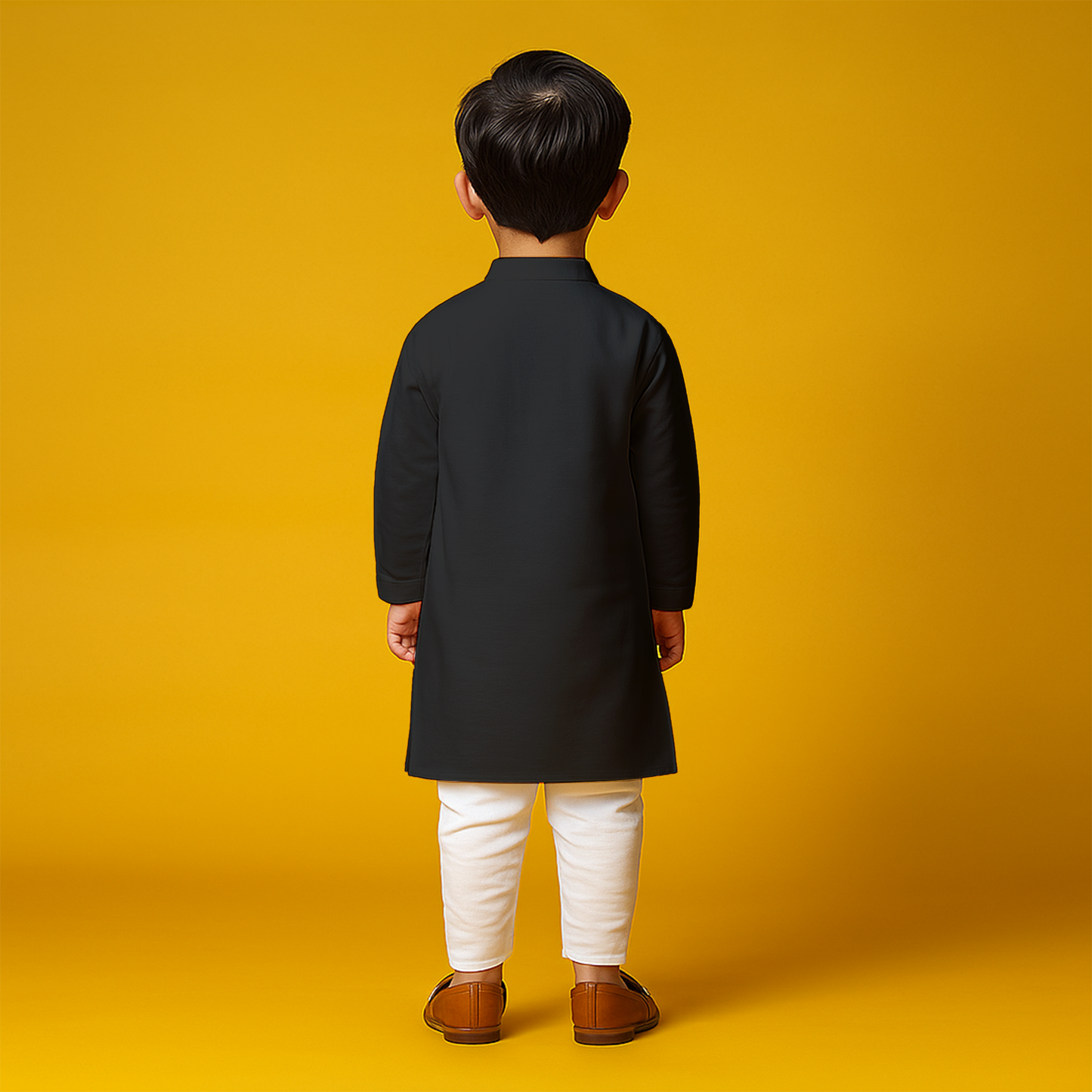 Black Kurta Pajama Set
