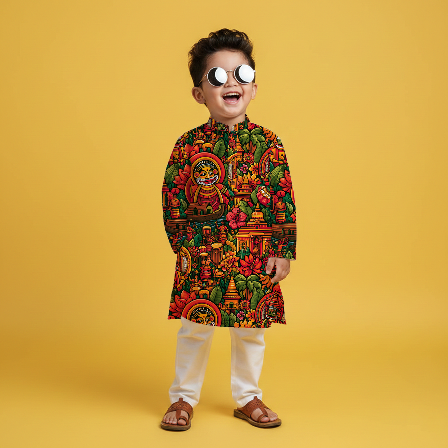 Kerala Utsavam Kurta Set