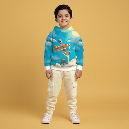 Little Pilot Hoodie & Cargo Jogger Set