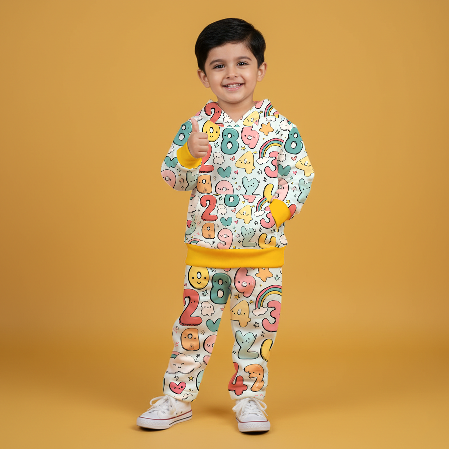 Tots' Tally Open Bottom Hoodie & Jogger Set