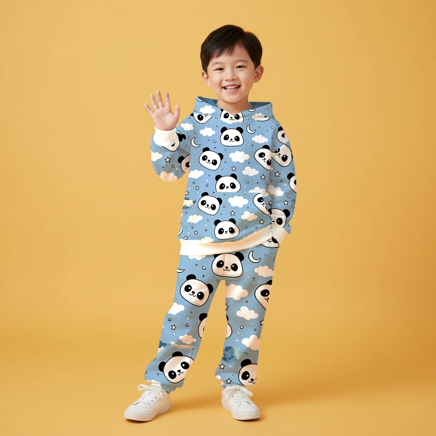 Cloudy Panda Hoodie & Jogger Set