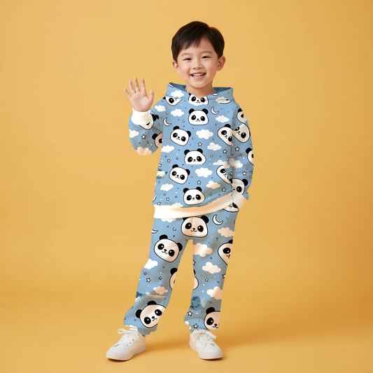 Cloudy Panda Hoodie & Jogger Set