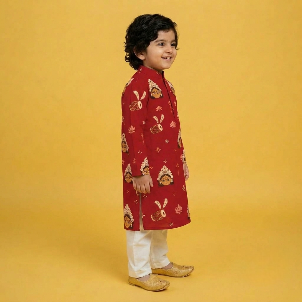 The Dhaki & Devi Festive Kurta Pajama