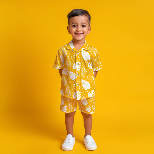 Sunshine Shirt & Shorts Kids Co-ord Set