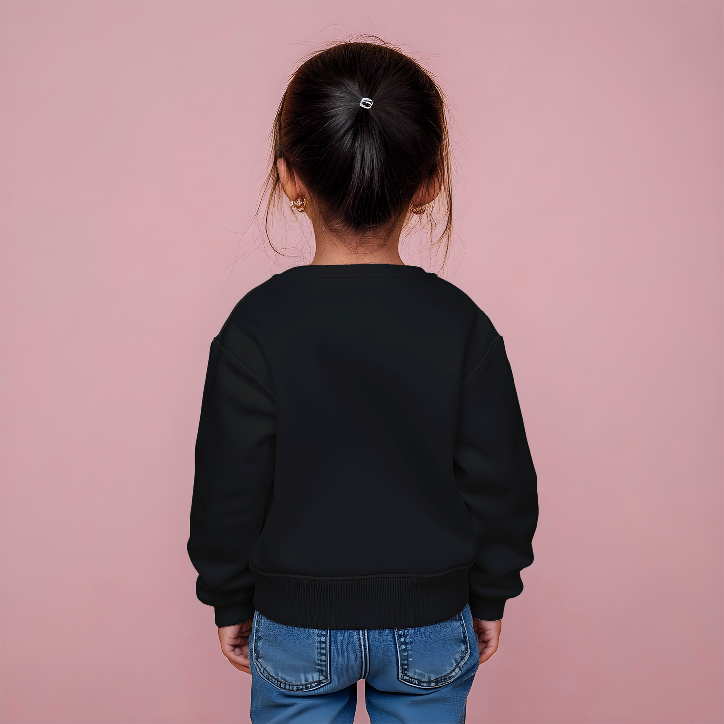 Black Bloom Kids Sweatshirt