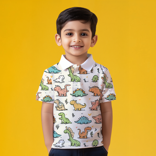 Doodle Polo T-shirt