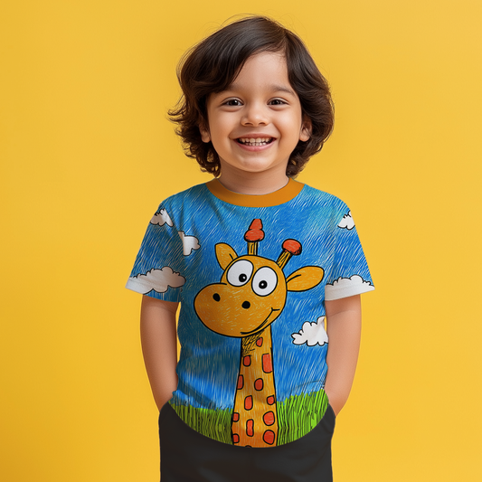 Little Giraffe Kids Half T-Shirt