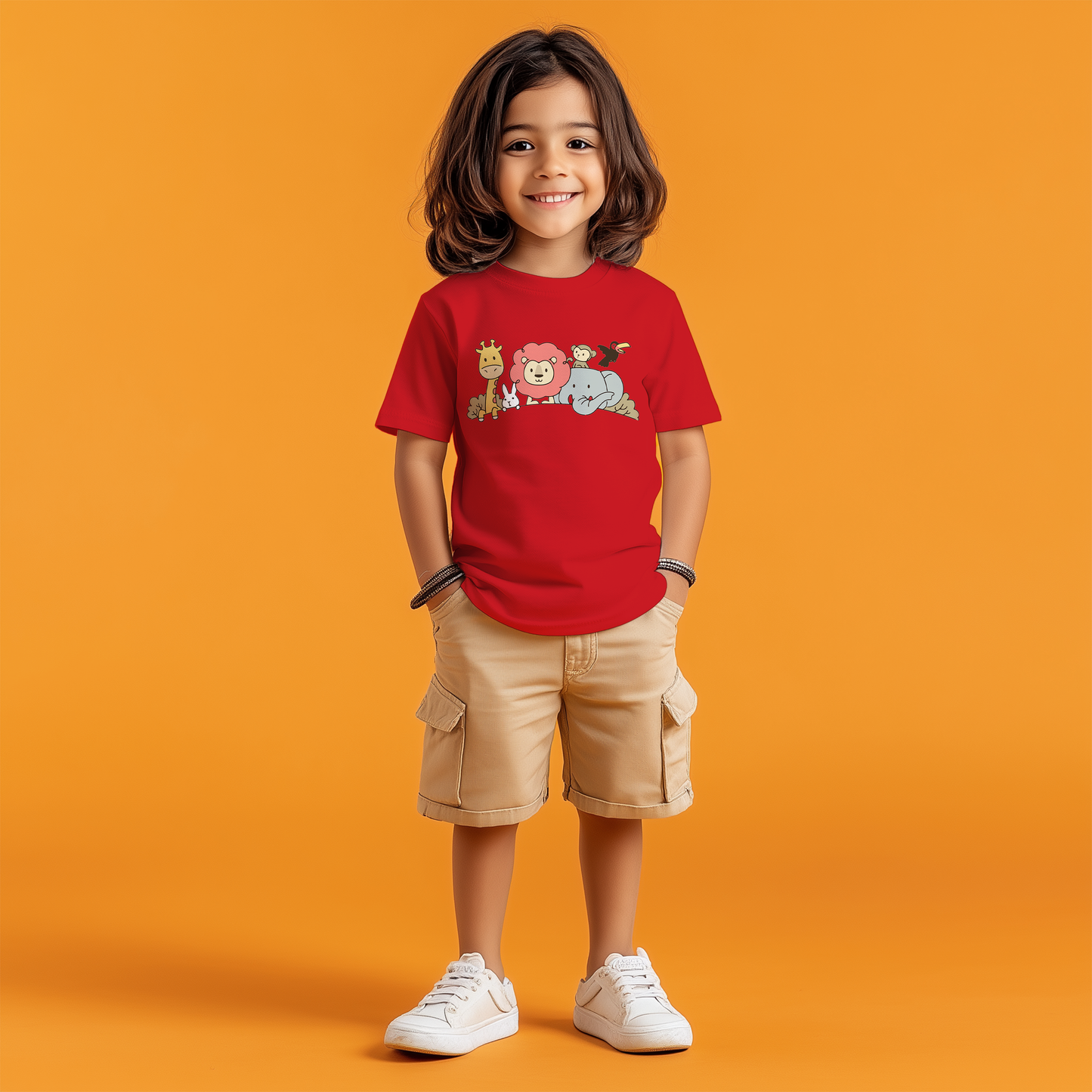 Jungle Toddler Red T-Shirt