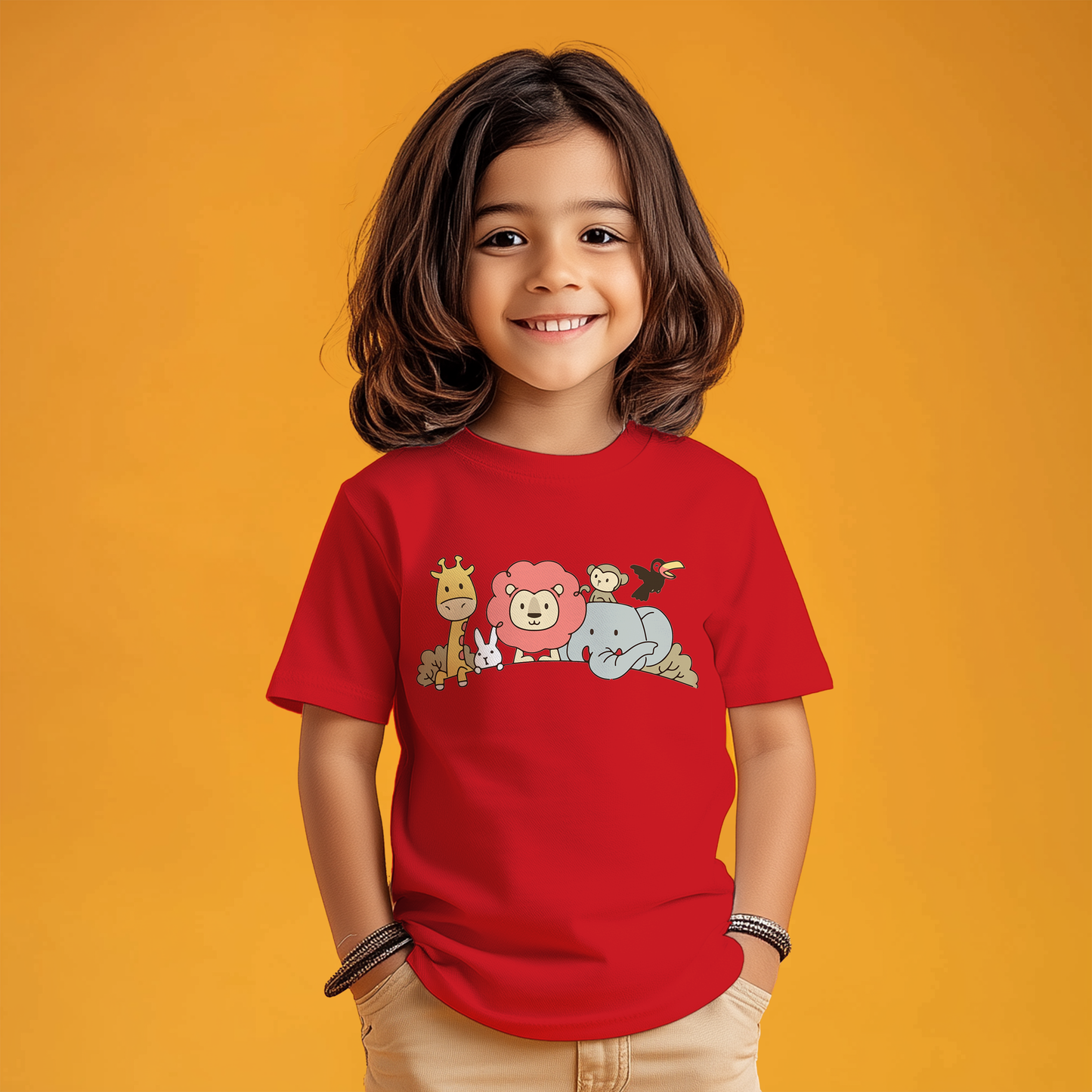 Jungle Toddler Red T-Shirt