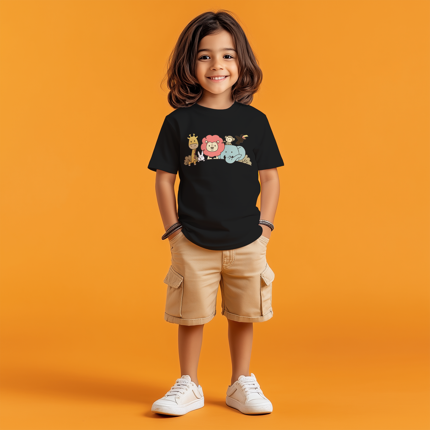 Jungle Toddler Black T-Shirt