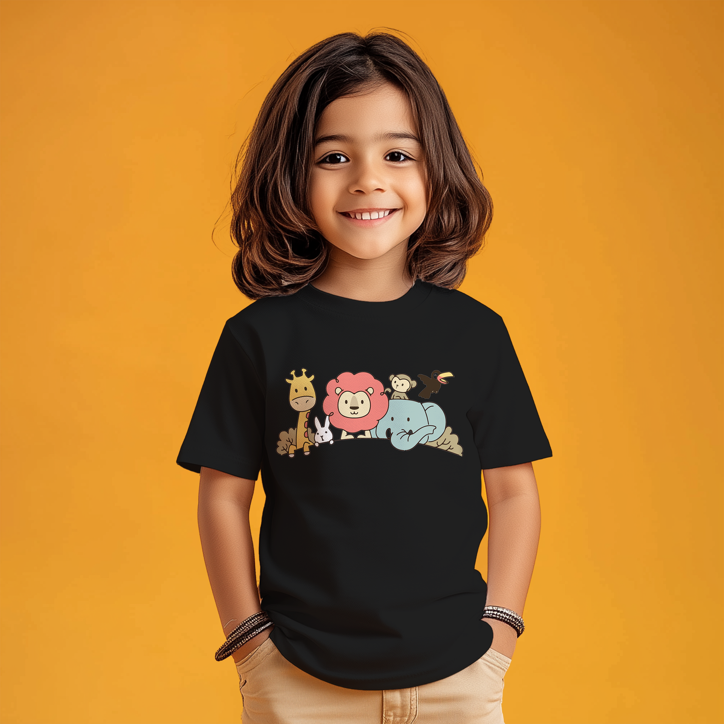 Jungle Toddler Black T-Shirt