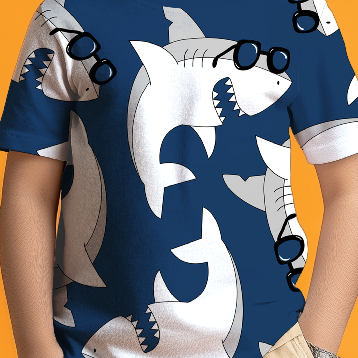 Cool Shark Kids T-shirt