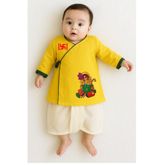 Ganpati Bappa Kurta Pajama Set