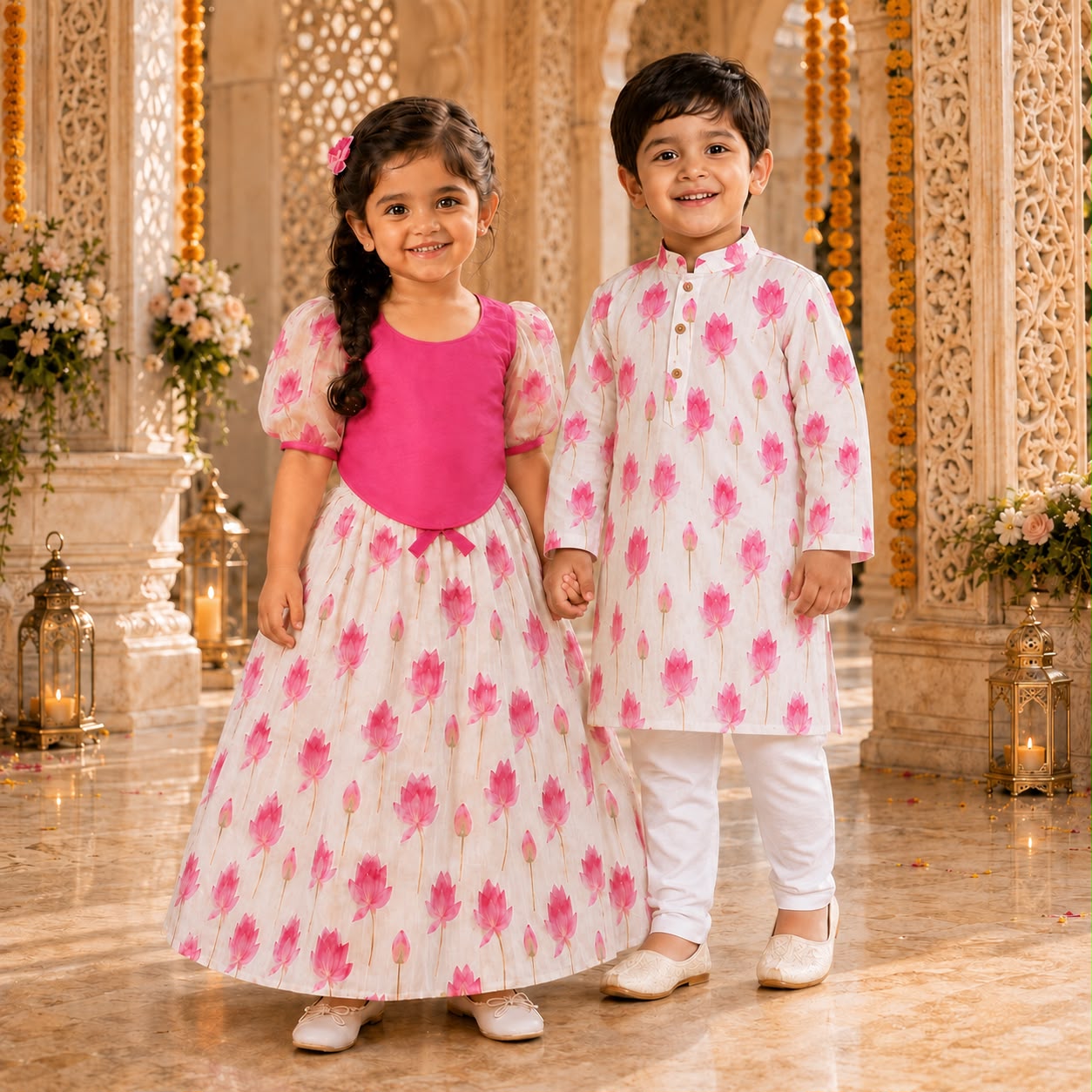 The Pink Lotus Sibling Set