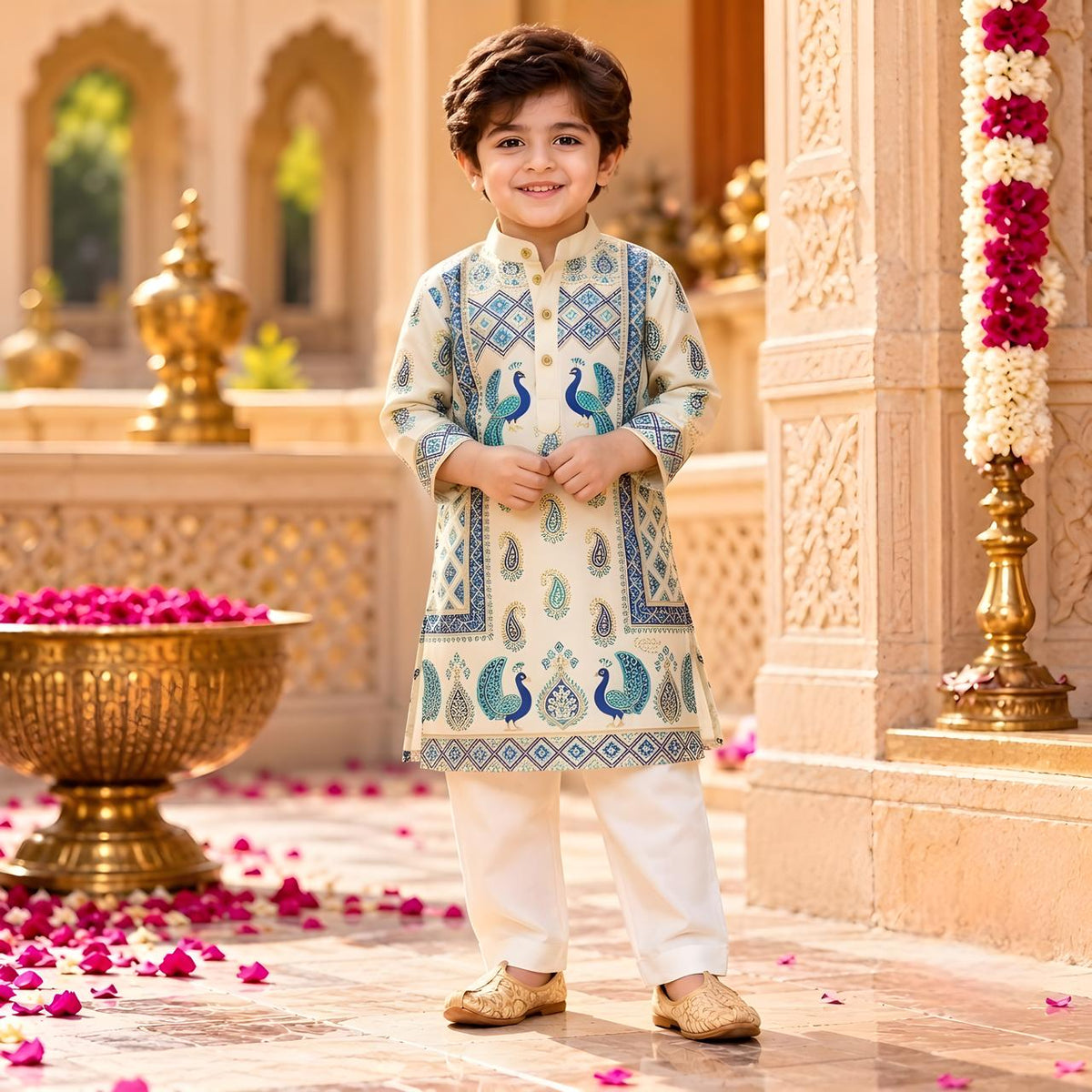 Mayur Heritage Boys Kurta Set