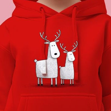 Reindeer Hoodie Co-ords Set