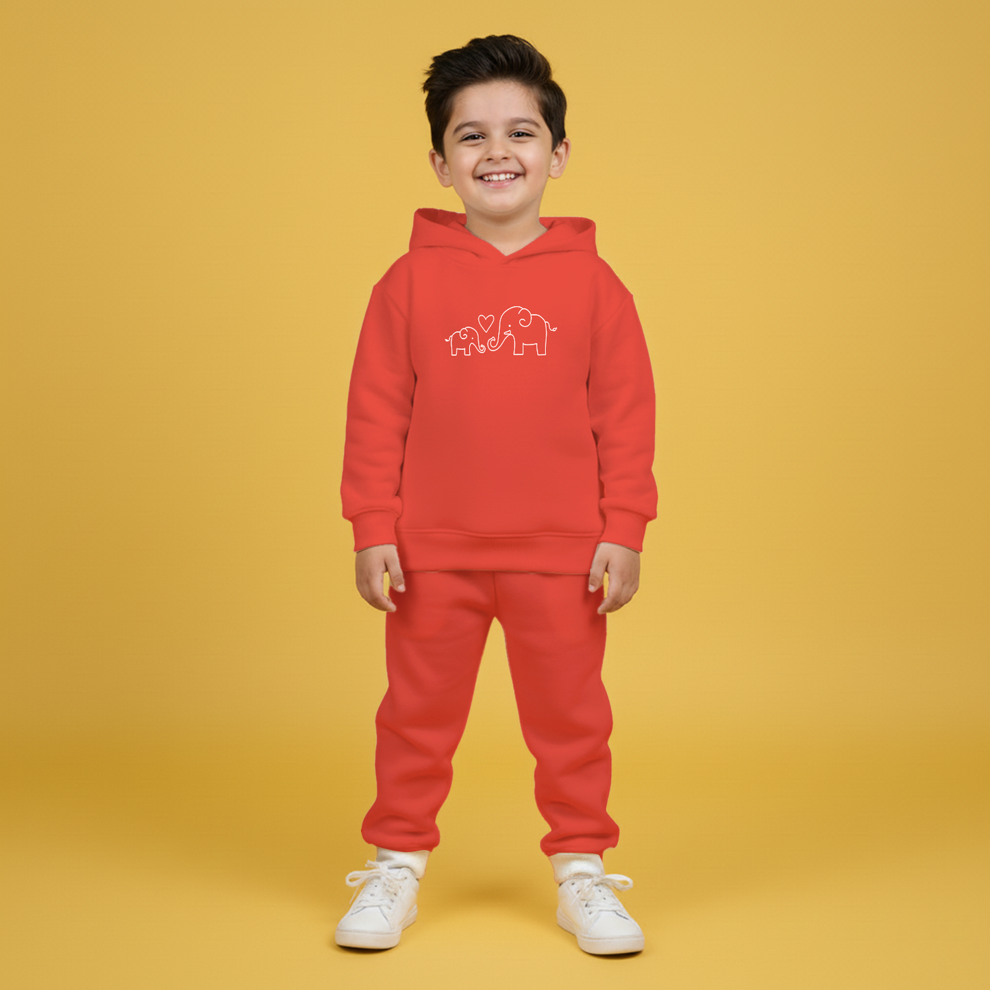Orange Signature Hoodie Co-ords Set