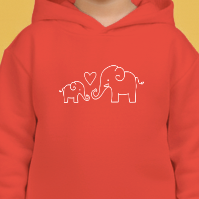 Orange Signature Hoodie Co-ords Set