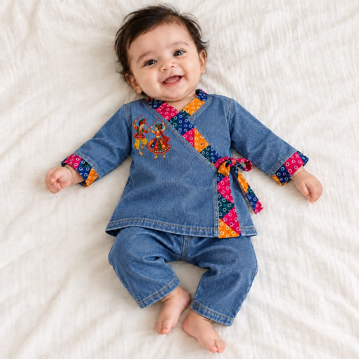Dandiya Delight Denim Set