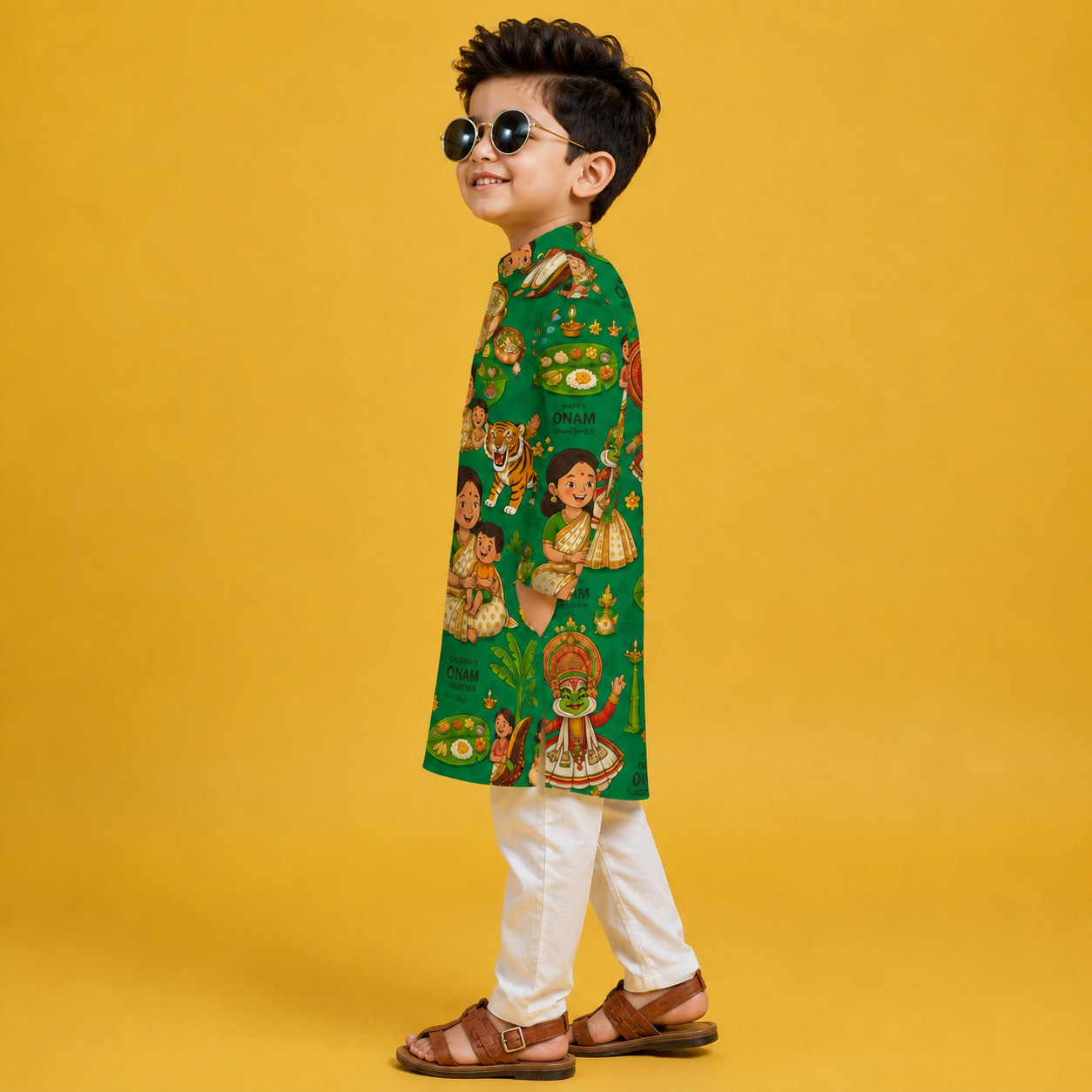 Pookalam Parade Kurta Set