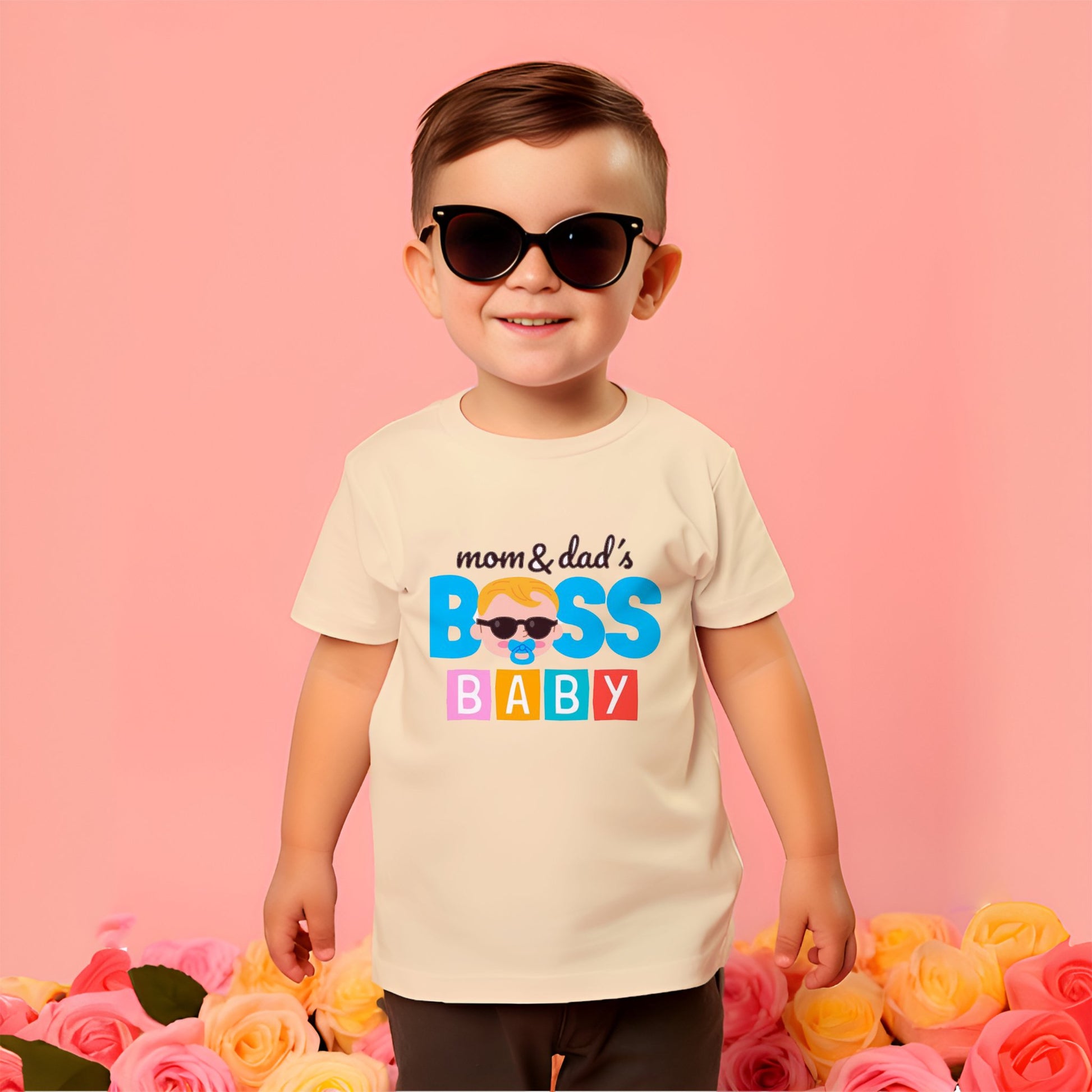 Baby Boss Cream T - Shirt