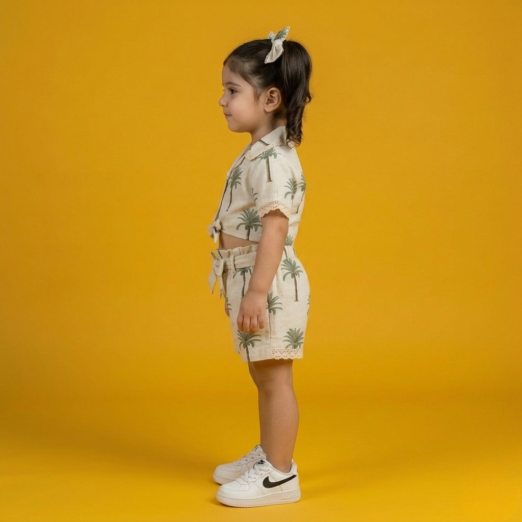 Palm Breeze Girl Co-ord Set