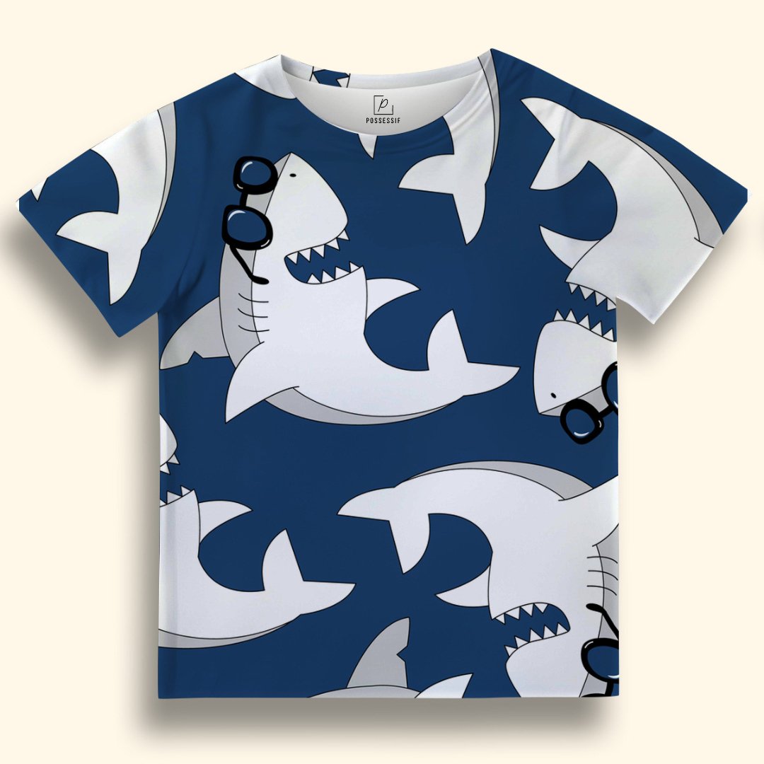 Cool Shark Kids T - shirt