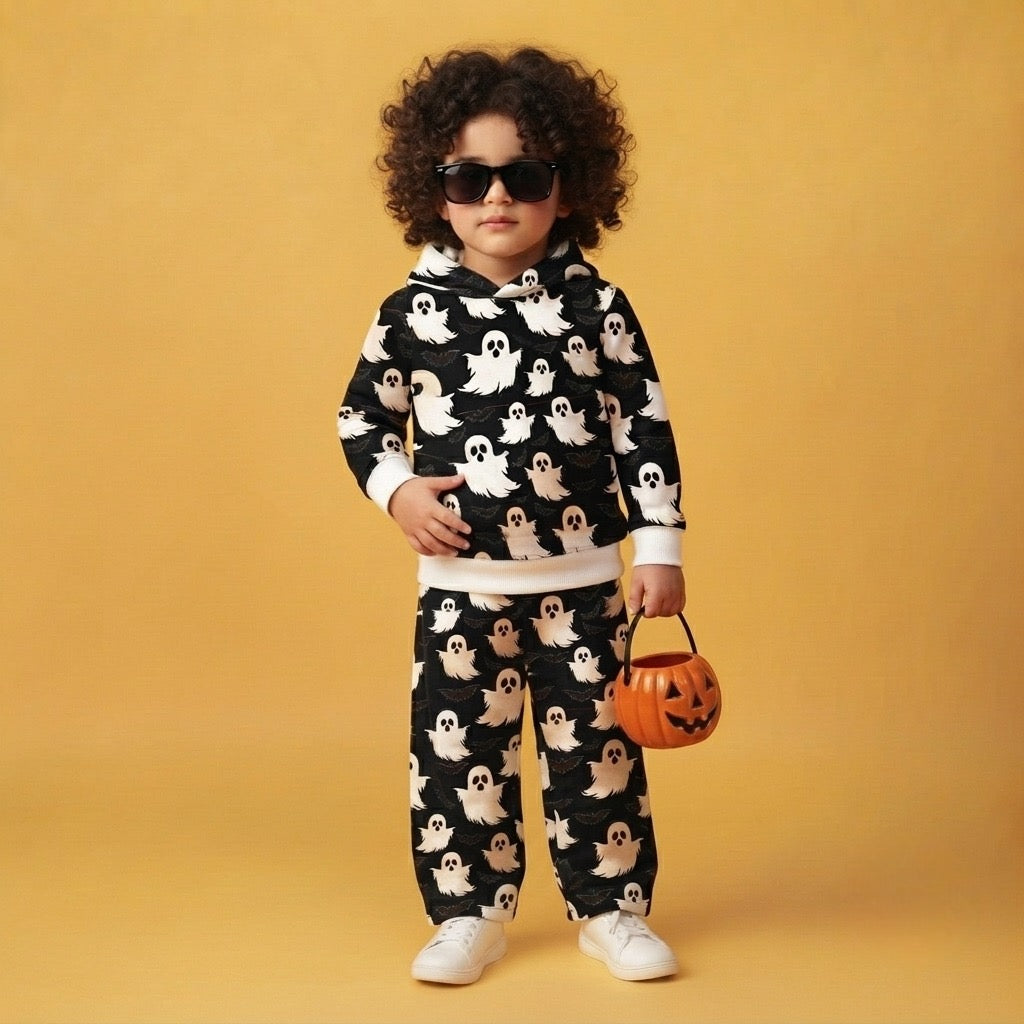 Little Boo Magic – Kids Ghost Print Co-ord Set
