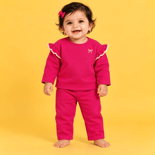 Pink Bow Charm Co-Ord Set