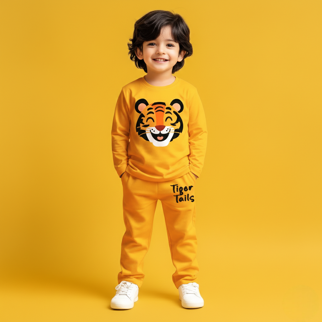 Tiger Tails Full T-shirt & Jogger Co-ord Set