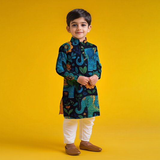 Bohemian Kurta Pajama Set